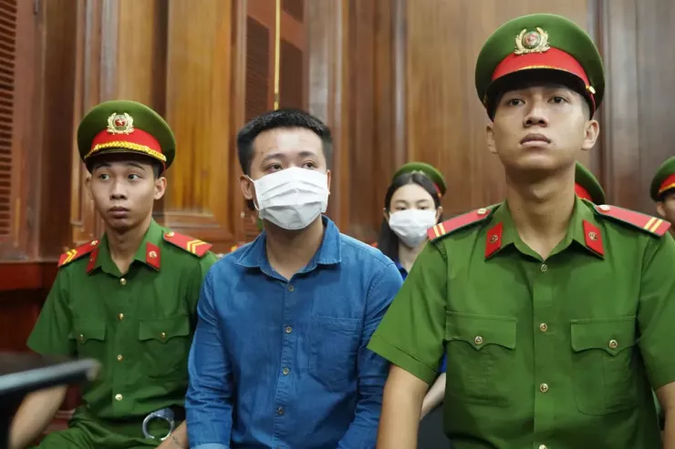 Bị cáo Phạm Quang Linh, tức "Quang Linh Vlogs". Ảnh: THUẬN VĂN