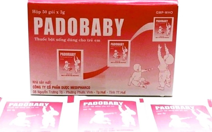 thuocpaby-176441017058829107394 Thanh Hóa chỉ đạo thu hồi thuốc bột uống Padobaby dùng cho trẻ em - Ảnh 1.
