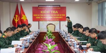 Kiểm tra, đánh giá toàn diện công tác bảo đảm an toàn thông tin, an ninh mạng tại Quân khu 1
