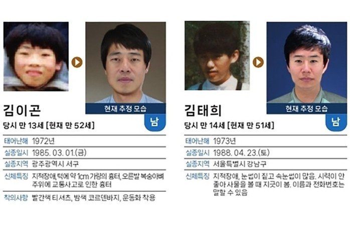 Những “khuôn mặt trưởng thành” của người mất tích do Trung tâm Quốc gia về quyền trẻ em ở Hàn Quốc tạo ra bằng AI Ảnh: YONHAP Những “khuôn mặt trưởng thành” của người mất tích do Trung tâm Quốc gia về quyền trẻ em ở Hàn Quốc tạo ra bằng AI Ảnh: YONHAP